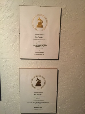 Jim's Grammy Award Certificates Jim's Grammy Award Certificates